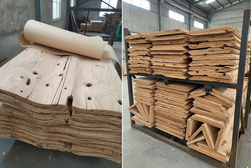 Thu mua thanh lý ván gỗ công nghiệp lỗi sai quy cách